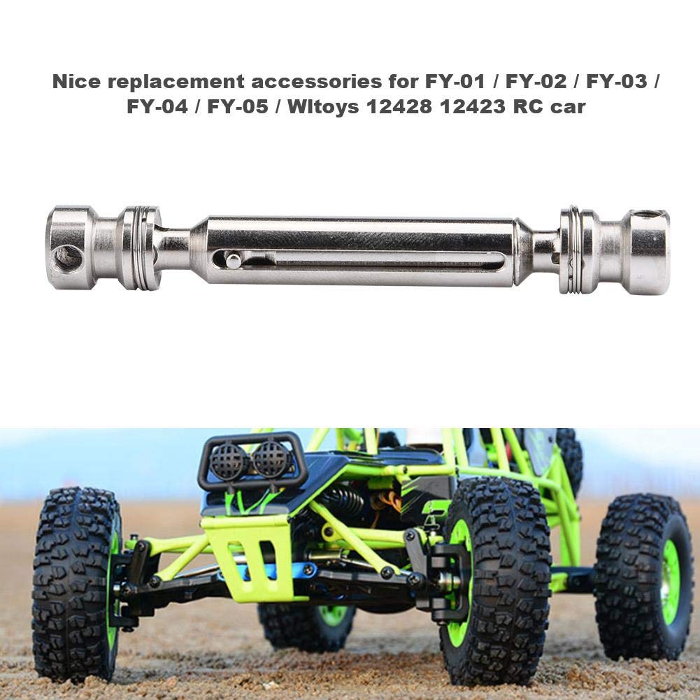 Eje De Transmisión Trasero De Metal Para RC FY-01, FY-02, FY-03, FY-04, FY-05, Wltoys 12428 Y 12423 – Incluye Tornillos Y Llave Hexagonal, Fácil De Instalar, 111 Mm
