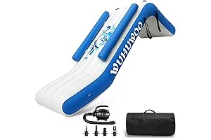 Pontoon Waterfall Slide: Ultimate Fun for Kids and Adults on the Water