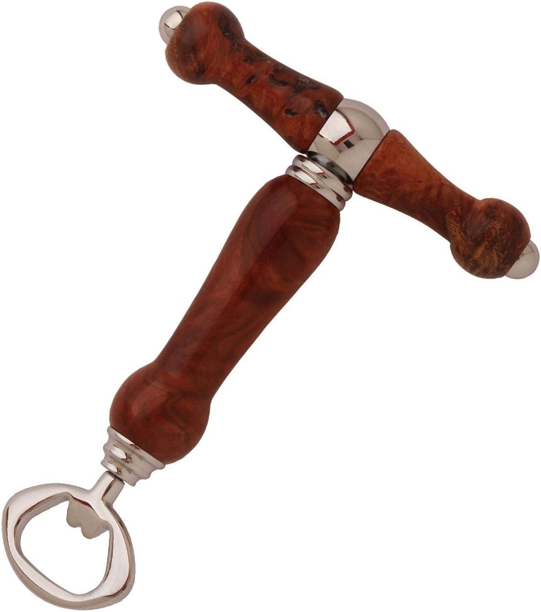 Penn State Industries PKBS25XSS 2-in-1 Bottle Opener & Corkscrew Combo Kit Starter Package Woodturning Project