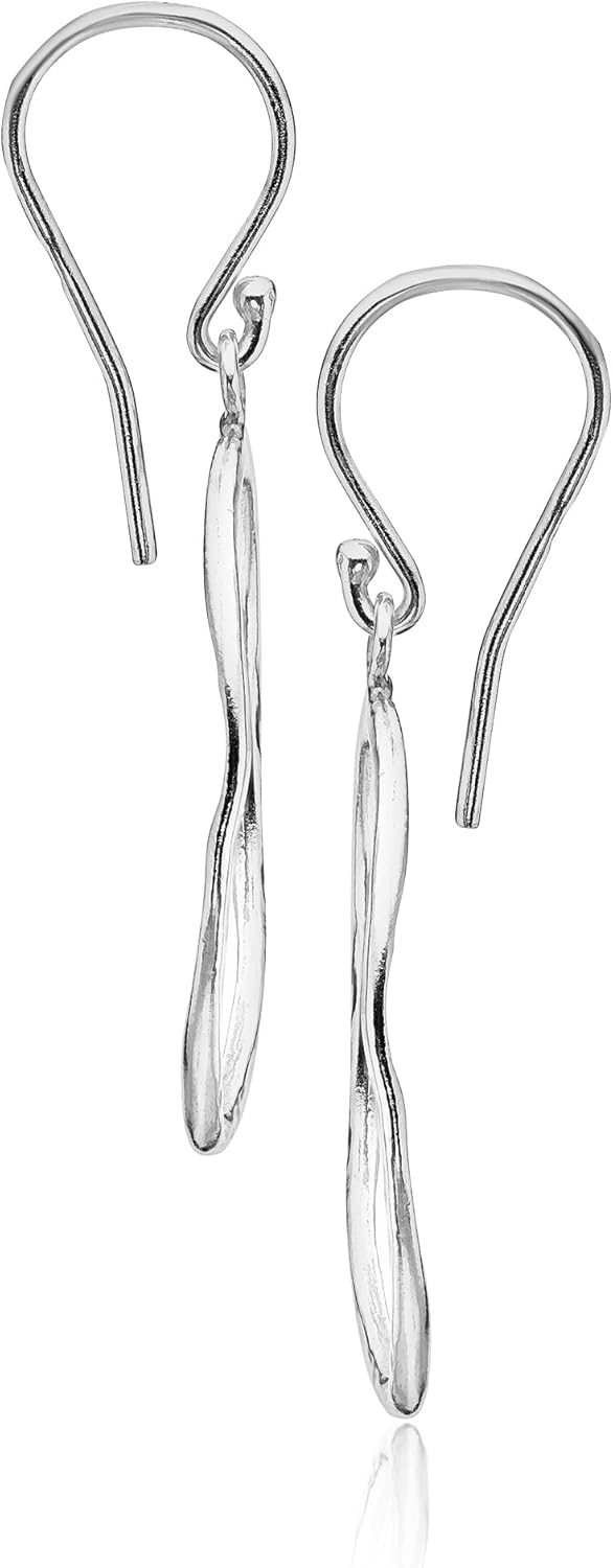 JEAN RACHEL JEWELRY 925 Sterling Silver Dangle Earrings for Women - Hoop Open Circle Vintage Design - Hypoallergenic, Lead & Nickel Free - Artisan Handcrafted Statement Earrings - Image 7