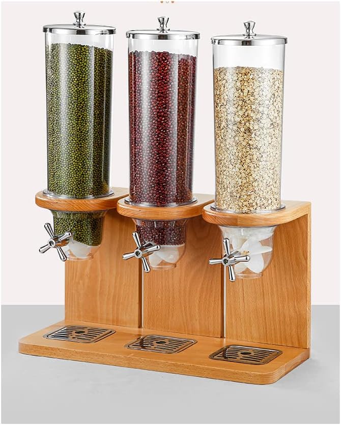 Stainless Steel Oatmeal Dispenser is Suitable for Storing Grain-Free Cereals (Size: 642025/643422/644822 cm) (C)