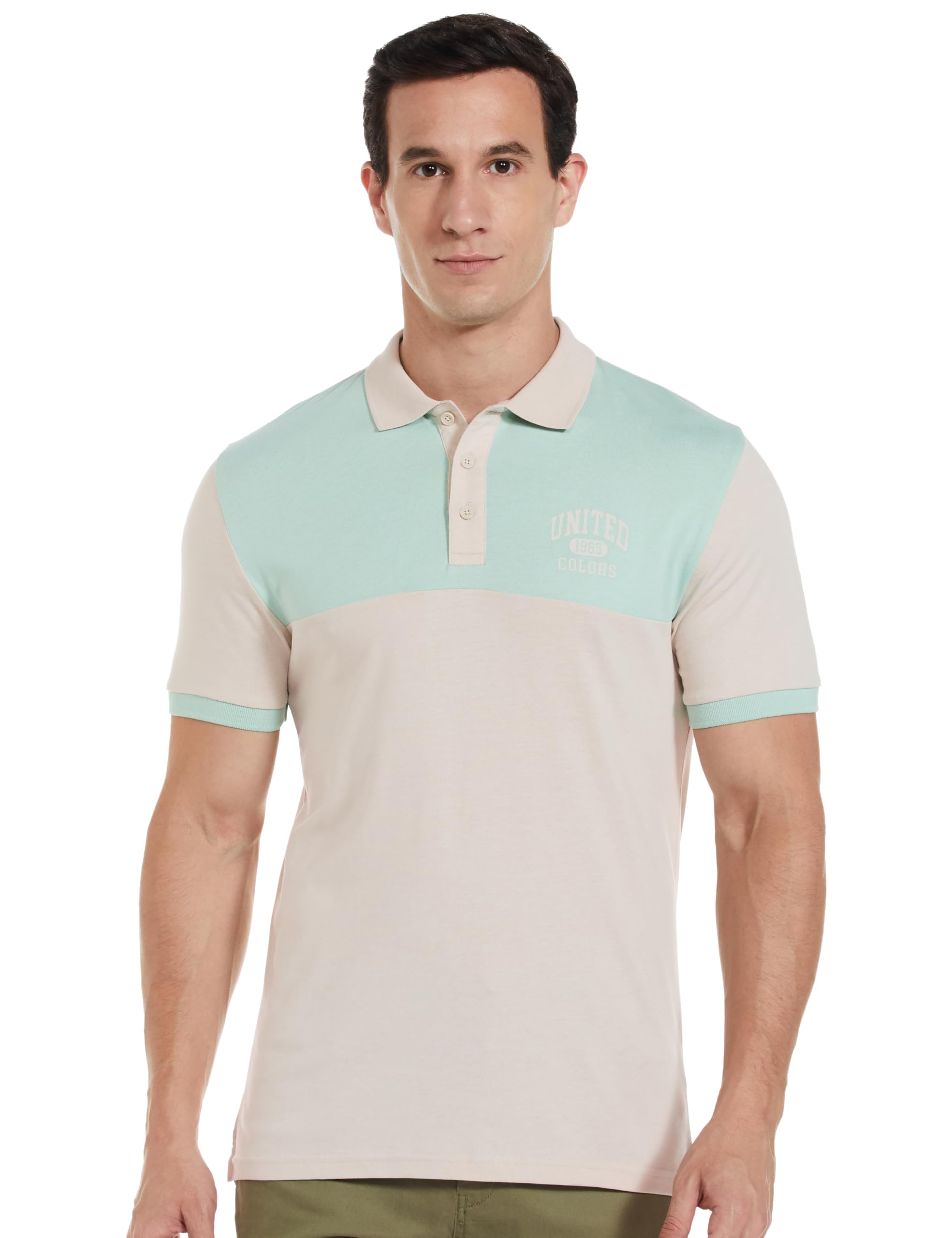 united colors of benetton Men's Regular Fit Polo Shirt-picture-44