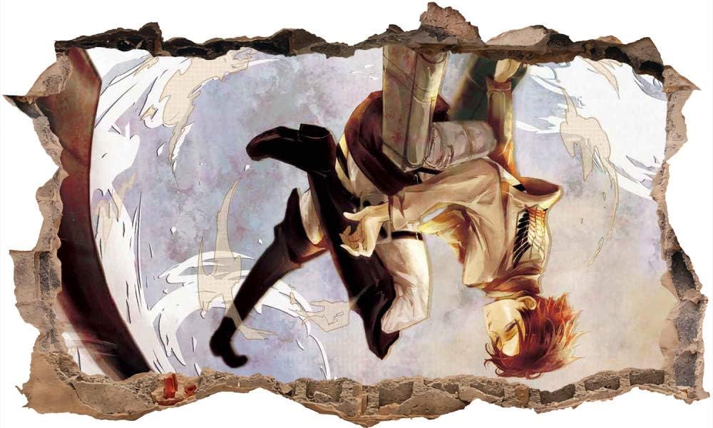 Amazon.co.jp 3D 進撃の巨人 Attack on Titanウォールステッカー 人気 絵画家 インテリア絵画 風景画 装飾画