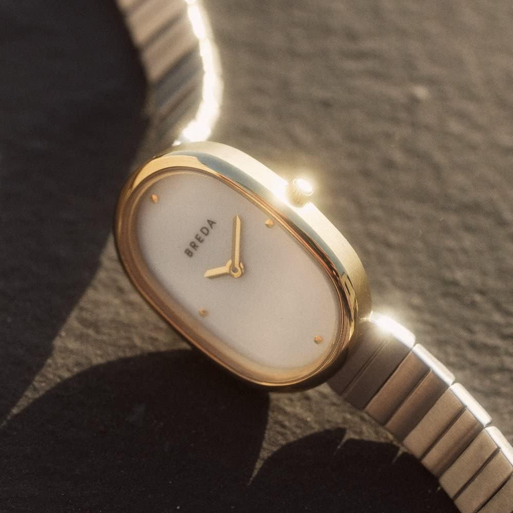 Breda 'Jane' Stainless Steel and Metal Bracelet Watch, 23MM