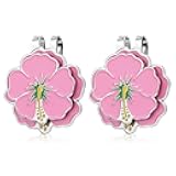 2pcs Magnetic Golf Ball Marker with Hat Clip, 1.38x1.18 Inch Magnet Flower Shape Golf Marker Hat Clip Tool Accessories for Bag Women Men Golfer Gift