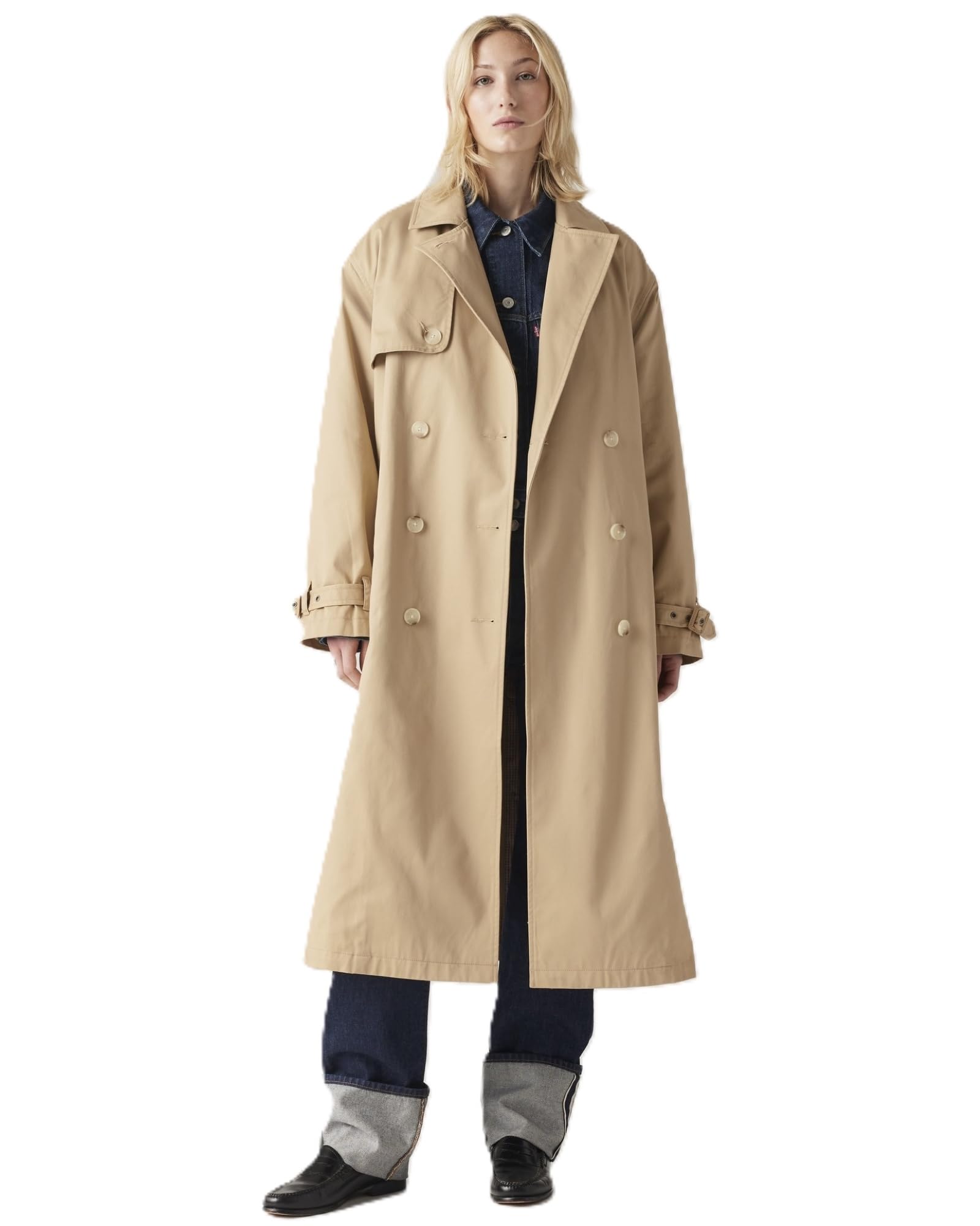 Amazon | [リーバイス] コート SPADE クラシカル トレンチコート