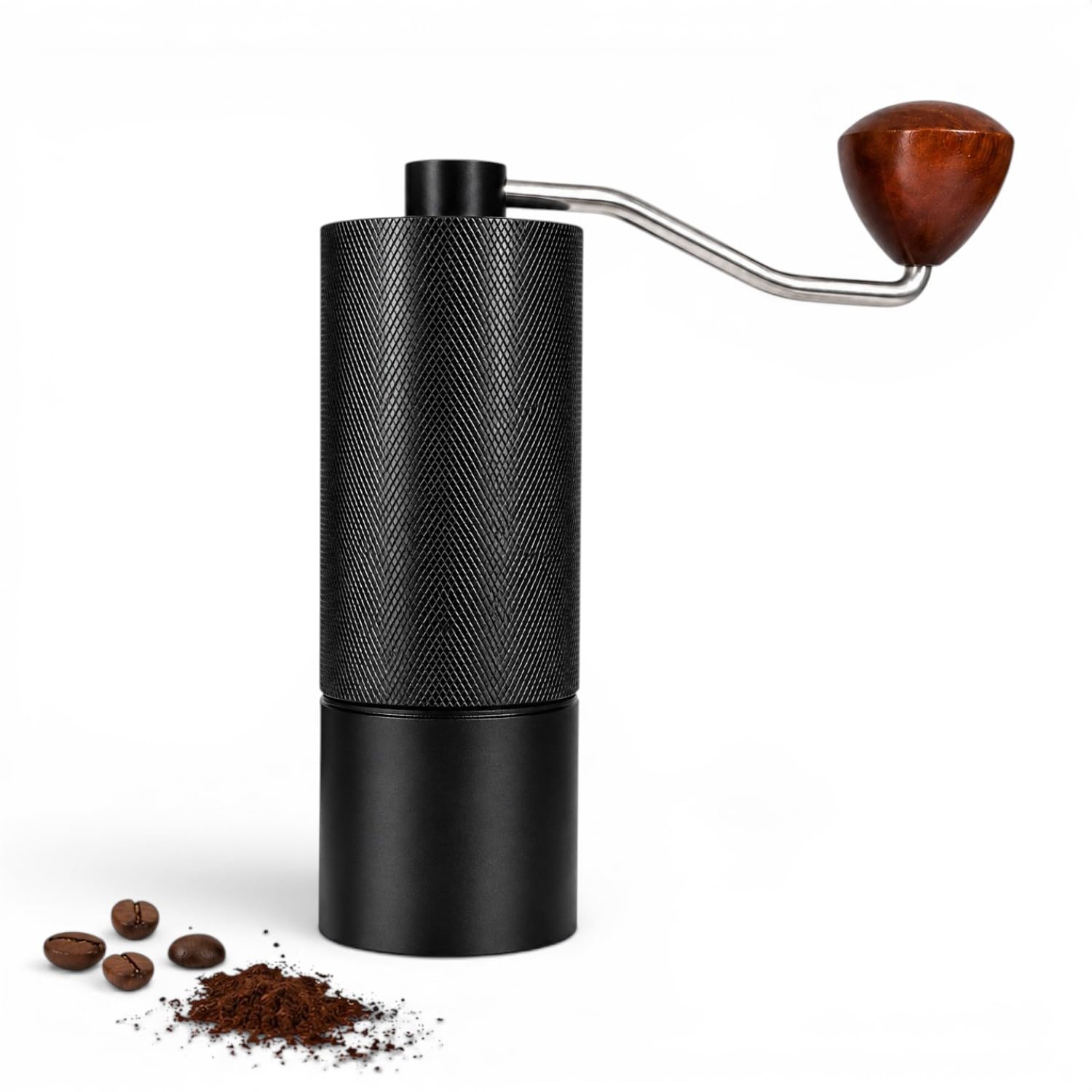 Manual Coffee Grinder, Manual Coffee Bean Grinder Coffee Bean Burr Grinder Small Coffee Grinder Household Kitchen Grinder for Home Office and Travelling-image-38