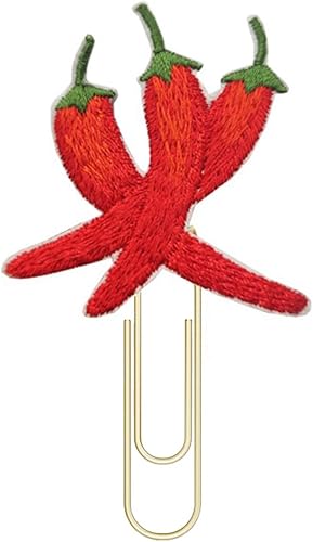 Chillies Golden Planner - Clips de papel, marcadores, accesorios para planificador de boda, clip, regalos de oficina