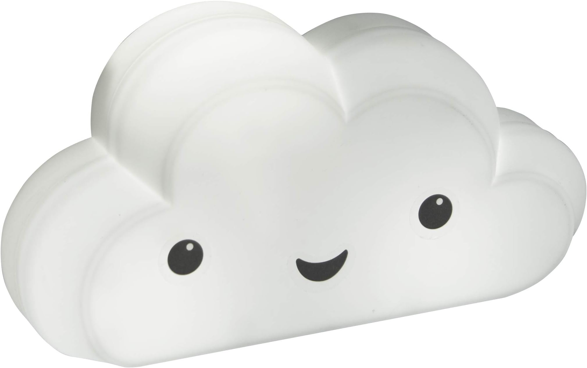 PaladoneKawaii Cloud Novelty Lamp Projects A Rainbow onto Walls & Ceiling | Can Be Personalised with Sticker Decoration | Perfect Night Light for Kids, 3.75 W, Multi-Colour
