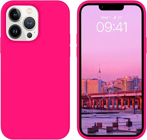 Miniatura 9 de BENTOBEN Funda para iPhone 13 Pro, silicona suave, goma de gel, forro de microfibra, parte trasera dura, a prueba de golpes, funda protectora para