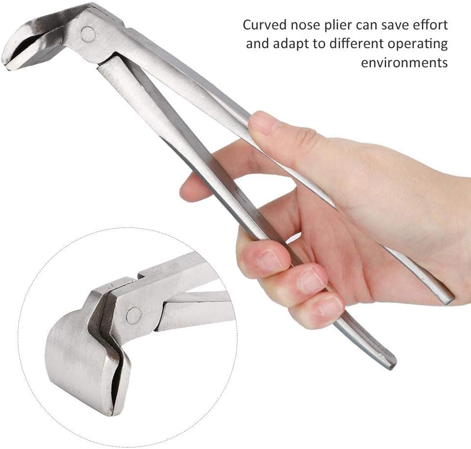 Leather Clamp Plier Leather Adjustment Press Flatten Plier for Wallet Bag Belt Making DIY Leather Craft Accessory