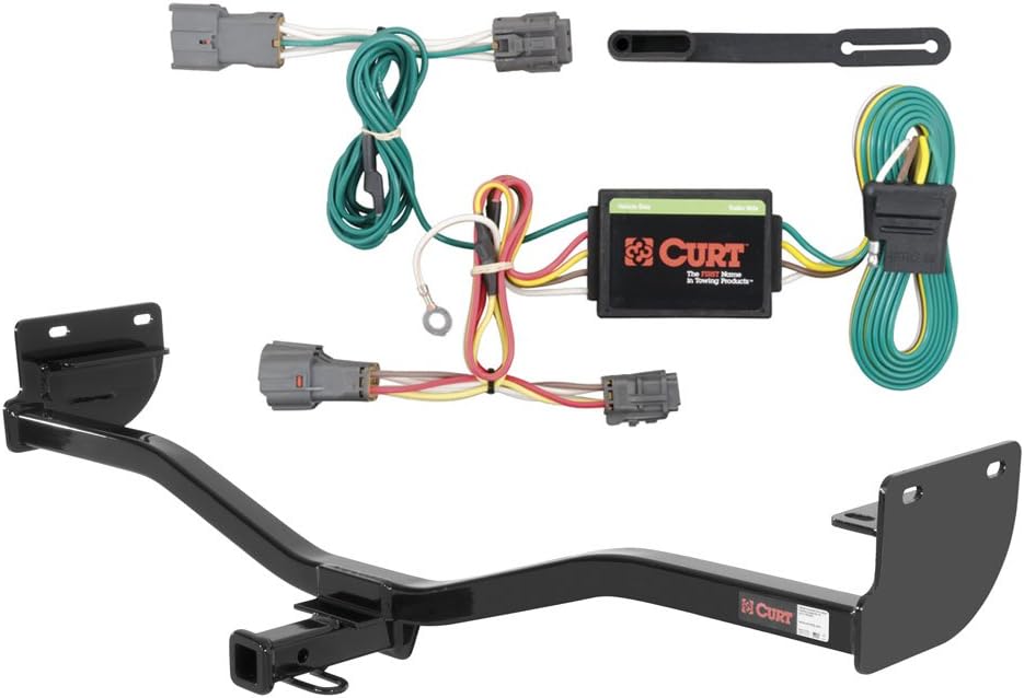 CURT Class 1 Trailer Hitch Bundle with Wiring for 2012-2013 Kia Soul - 11110 & 56222