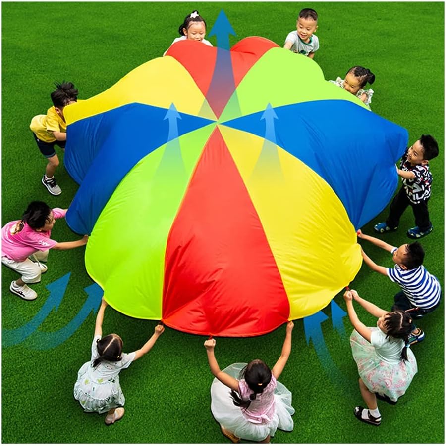 Play Parachute Sensory Game For Kids Nursery Balance Coordination