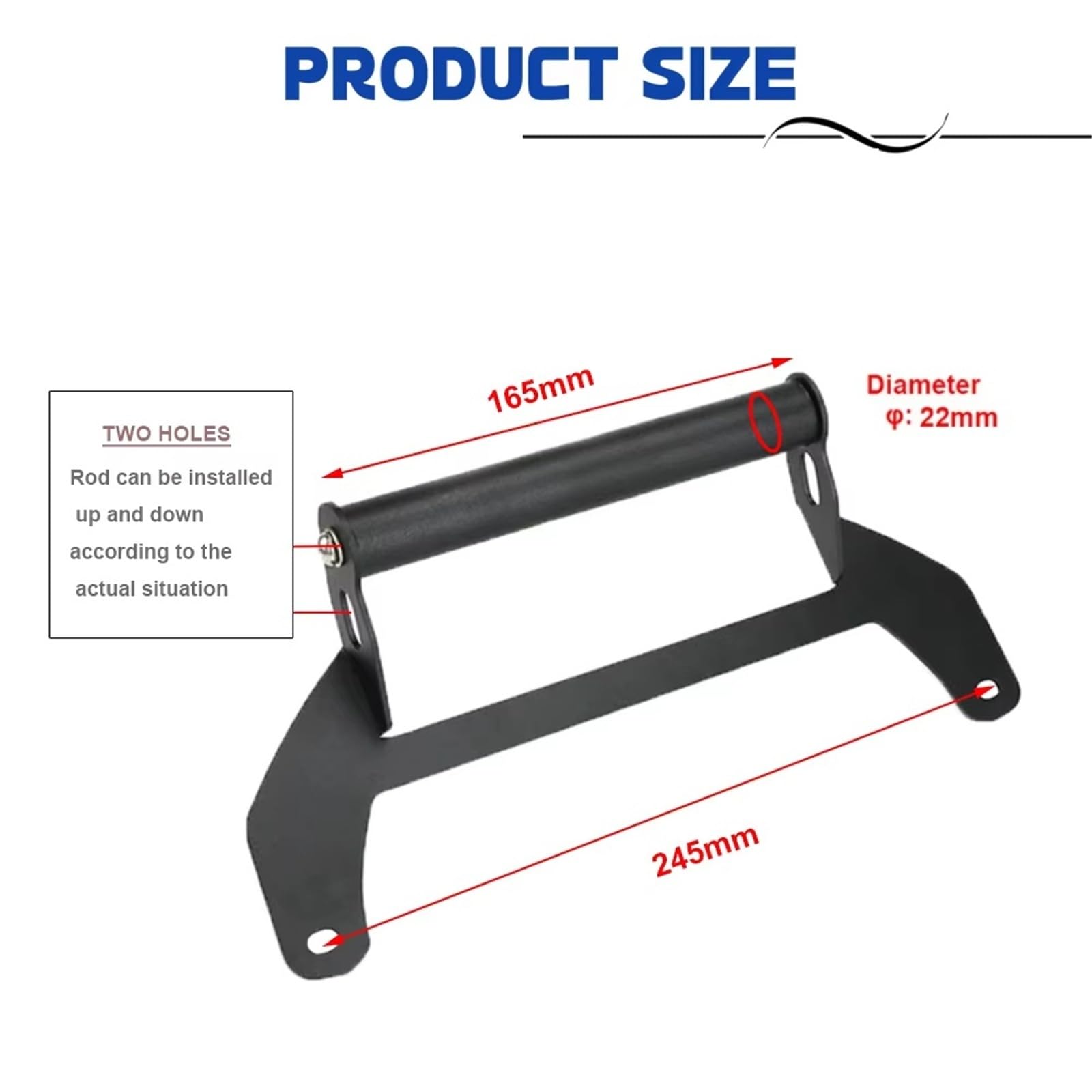 Support Plaque Navigation GPS Téléphone Moto Adaptateur Guidon pour ADV 150 2019 2020 2021 2022 2023 2024 2025 pour ADV150 Support Téléphone Moto