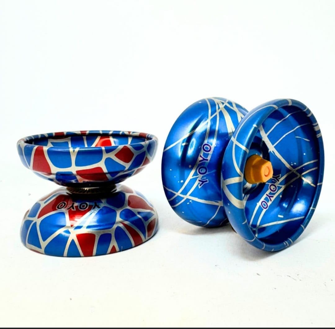 Unique Stylish High Speed Metal YoYo Toy Spinner for Kids Pack of 2.
