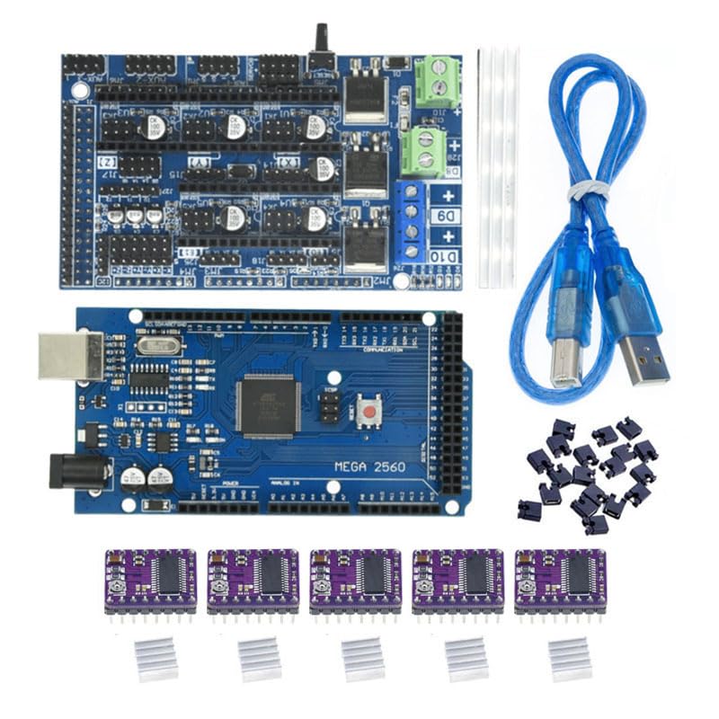 RAMPS 1.6 Contrôleur + R3 + DRV8825 avec dissipateur de chaleur USB Kit cavalier