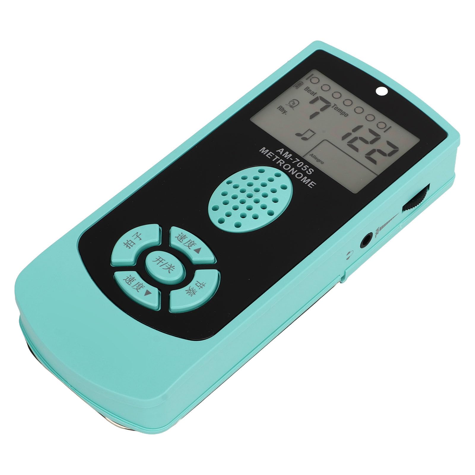 Gavigain Electronic Metronome, High Accuracy, Adjustable Volume, Rechargeable, Portable, with Headphones Output for Guitar, Piano, Violin, Drum Musicians