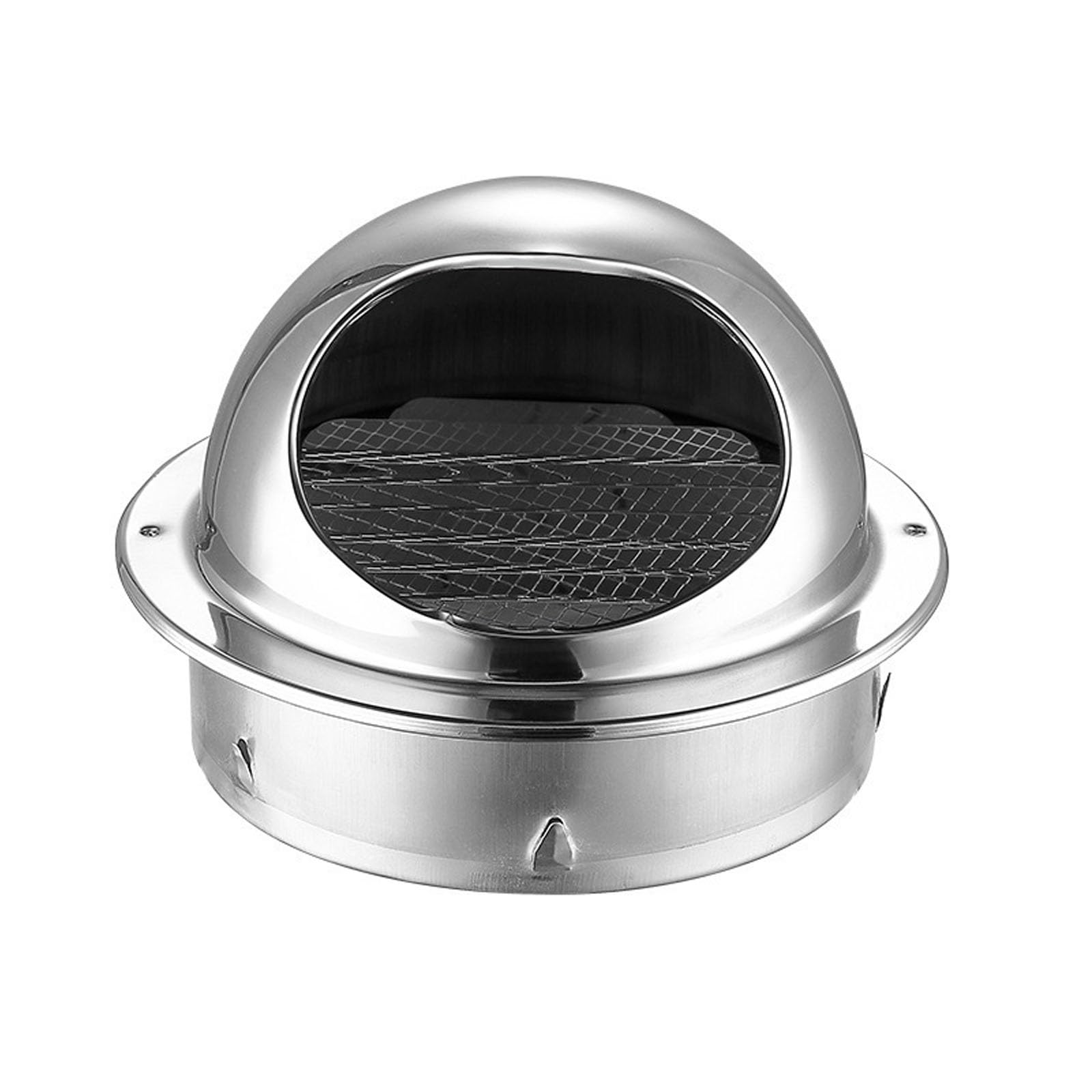WEKONUMEX Chimney Spinner Cowl, Ventilation Chimney Cap Stainless Steel With Screen Net For External Vent Multiple Sizes(15cm)