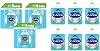 Carex Antibacterial Original Dermacare Hand Wash Liquid Soap Refill, Pack of 3 Handwash Pouches, 3 x 1 Litre Pouches with Antibacterial Hand Wash Soap with Added Moisturisers, Gentle Hand Soap