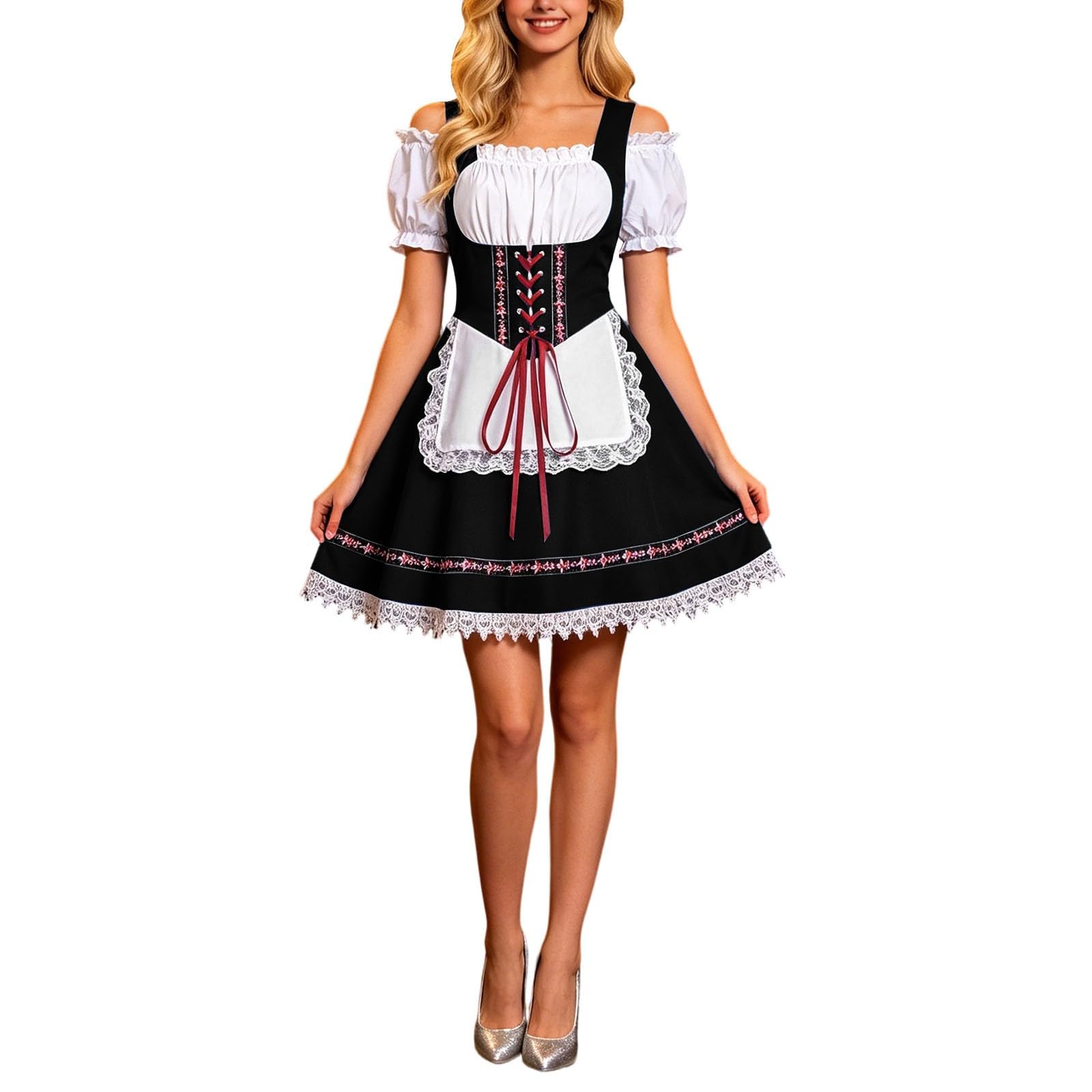 Generisch 2026 Atemberaubendes Abendkleid für Cosplay- historisch inspiriertes Hofrollenspiel-Outfit mit elegantem Spitzenkorsett exquisitem vielseitig für Festtage Bälle ganzjährig