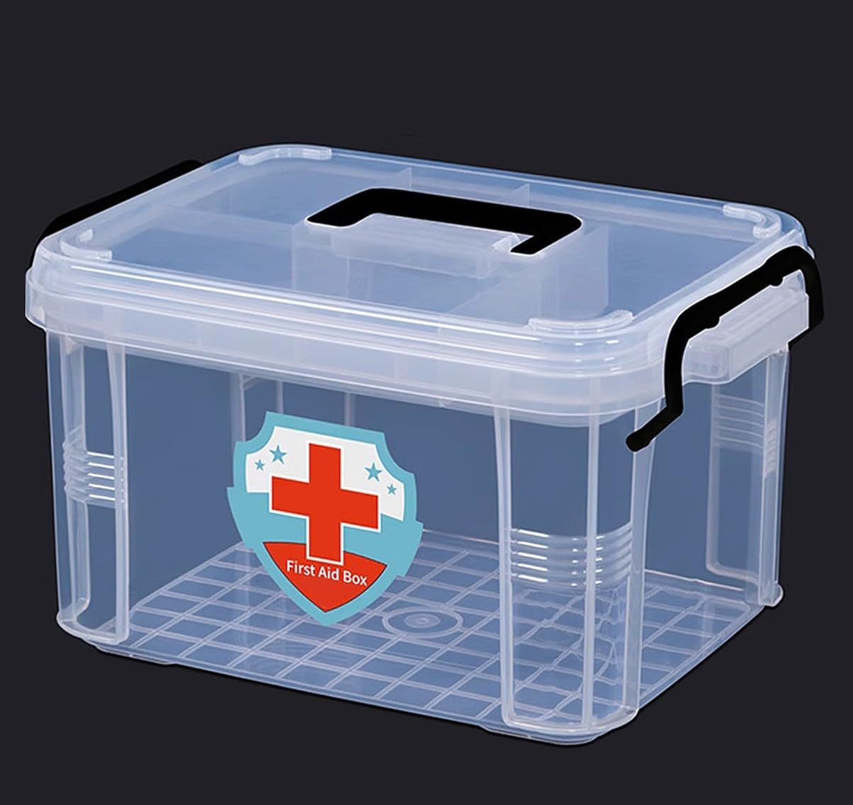 wolpin Medicine Box for Home Rectangular Medical Box, Emergency First Aid Box, Multi-Purpose Box, Multi Utility Storage with Handle Detachable Tray (White, Polypropylene) (B0CCF9HG1F) Amazon Price History, Amazon Price Tracker