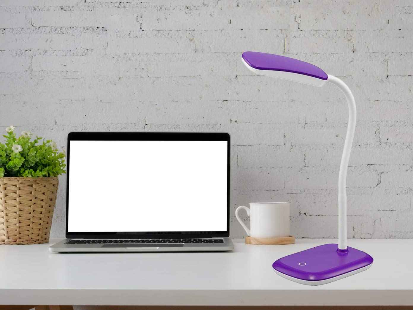 Reality Leuchten Lampada da scrivania, acrilico, integrato, 3.5 W, pink, 25 x 11 x 36 cm