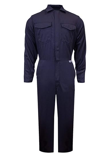 National Safety Apparel C88UP3X32 ArcGuard Ultrasoft Arc Flash Coverall, 3X-Large, Navy