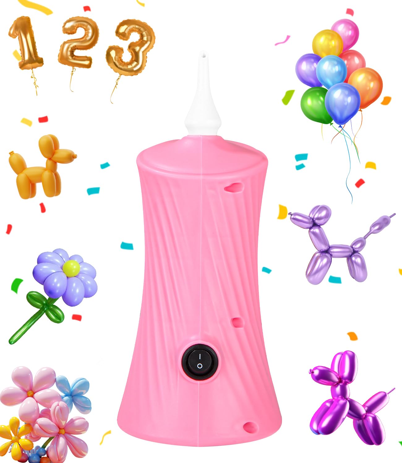 Pompe à Ballons Électrique 400W – Gonflage Rapide Automatique/semi-auto, Parfaite Pour Les Fêtes