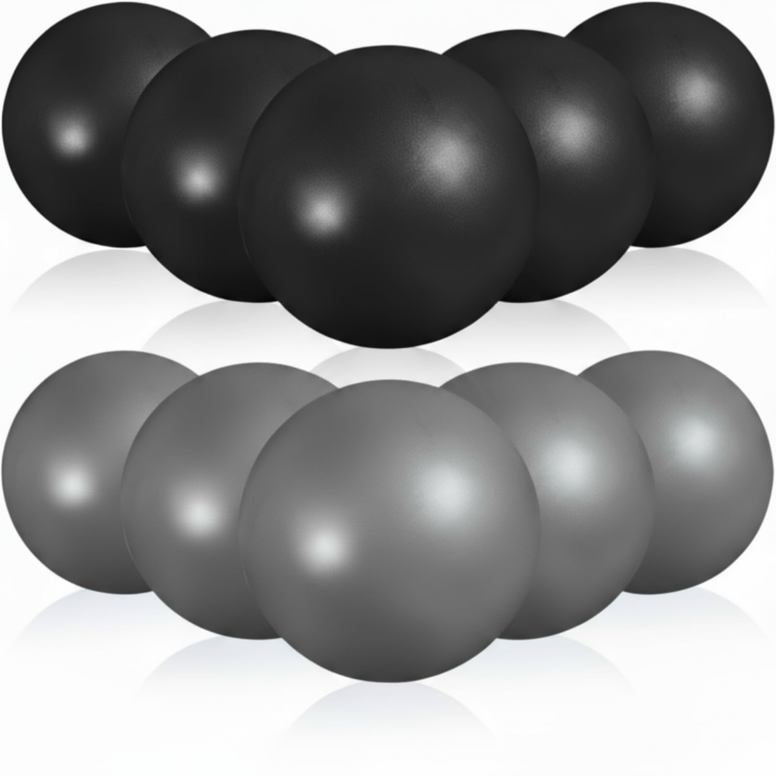 Aoriher 10 Pcs Small Pilates Ball Bulk 9 Inch Mini Yoga Ball