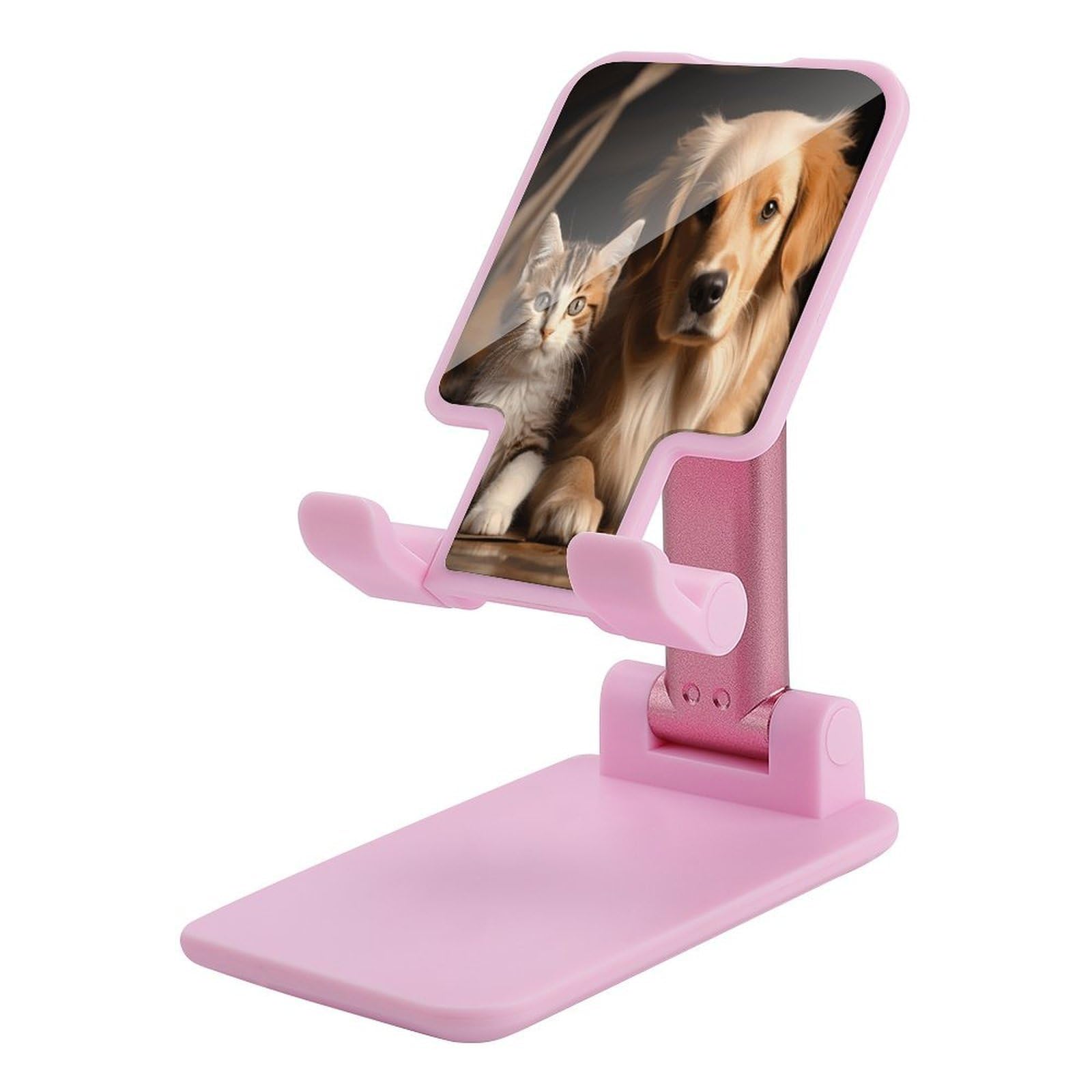 Support de téléphone bureau réglable pour soulager la nuque en format pliable - 7