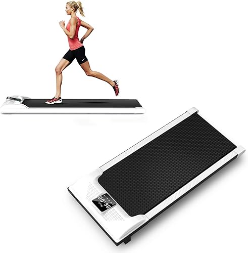 Miniatura 9 de Cinta de correr eléctrica, 2 en 1, plegable, para el hogar, para debajo del escritorio, con pantalla LCD, portátil, eléctrica, caminadora, fitness,