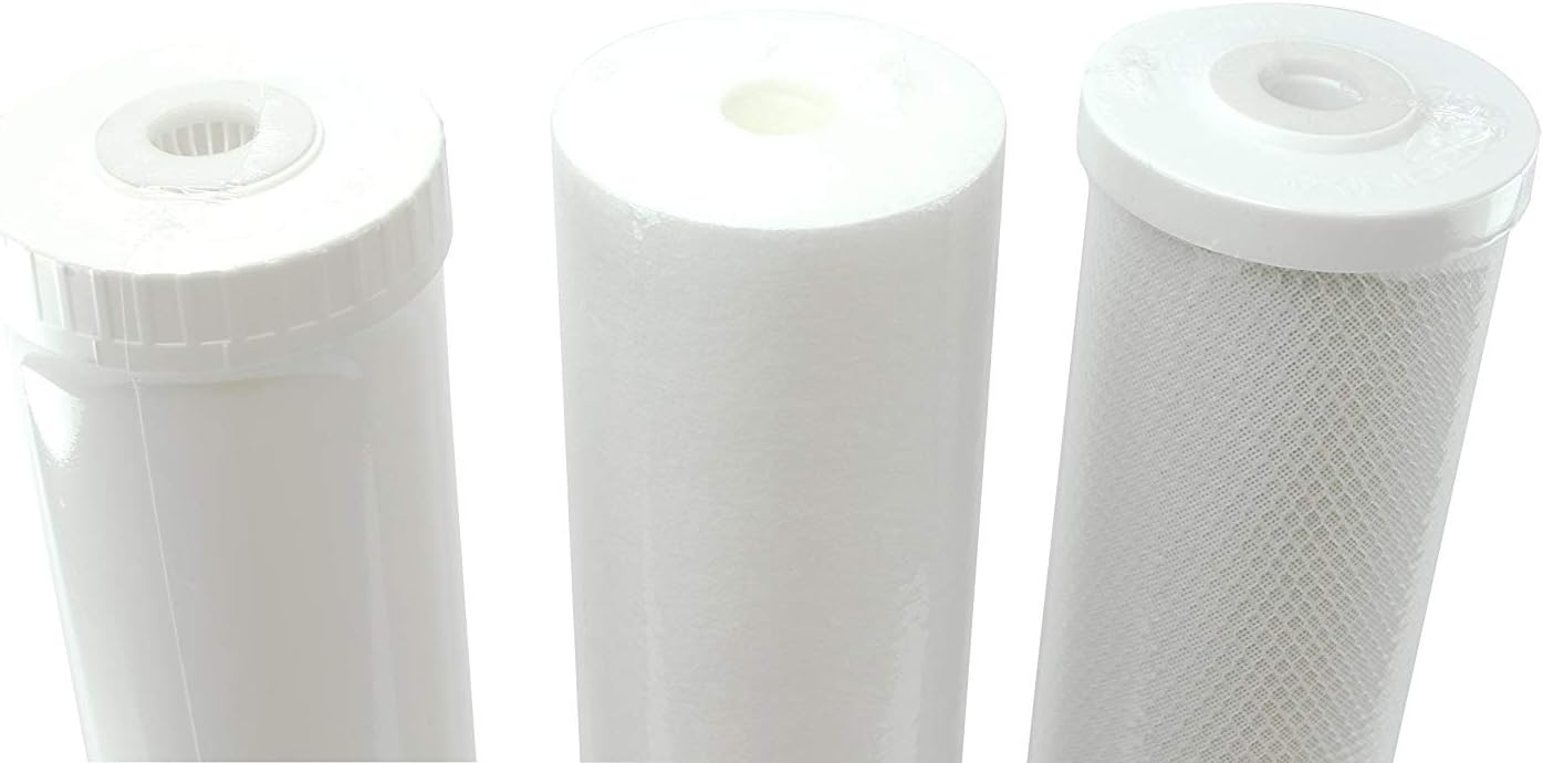 Full Flow Water Filters - Sediment/GAC/Carbon (Pack of 3) | 4.5 x 20