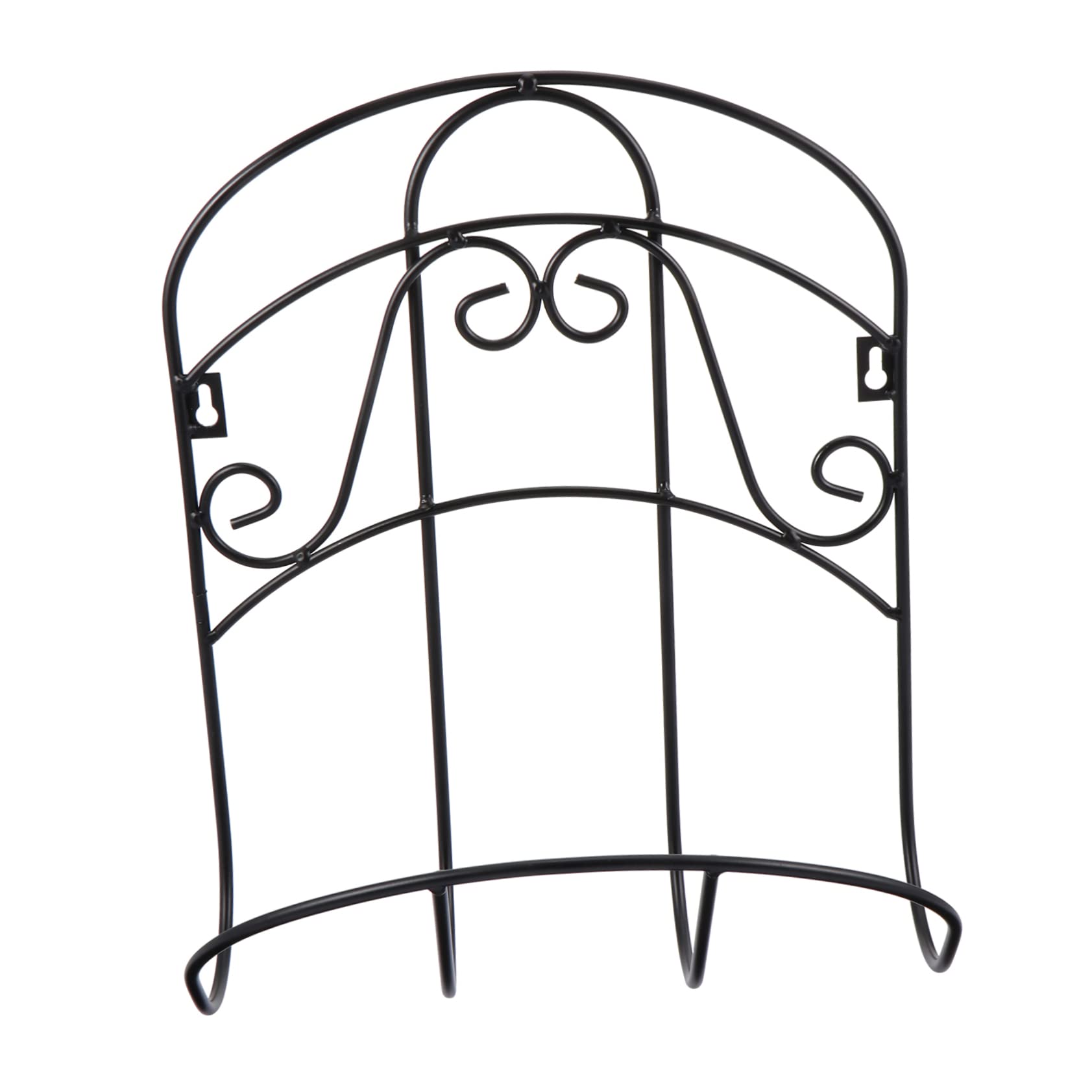 ibasenice Porta Tubo Da Giardino in Ferro Gancio Porta Tubo Per Appendere Supporto Da Parete Portaoggetti Gancio Di Supporto