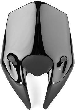 Motorcycle Front Windshield Windshield Protection ABS Plastic Windshield with Accessories Fit for Kawasaki Z800 2013-2016 Black
