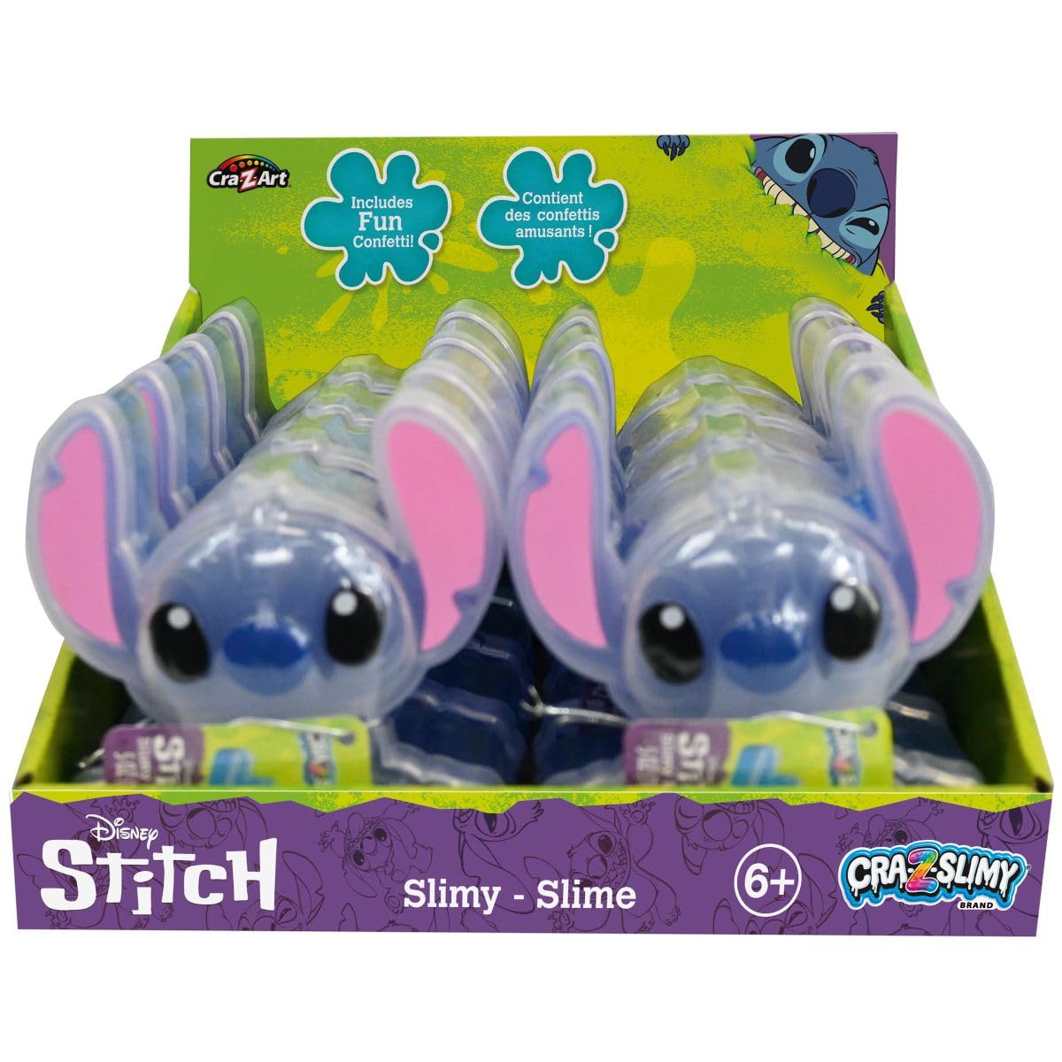 Lexibook Slime Stitch rozciągliwy, lilo i ścieg, niebieski, SLIM01D