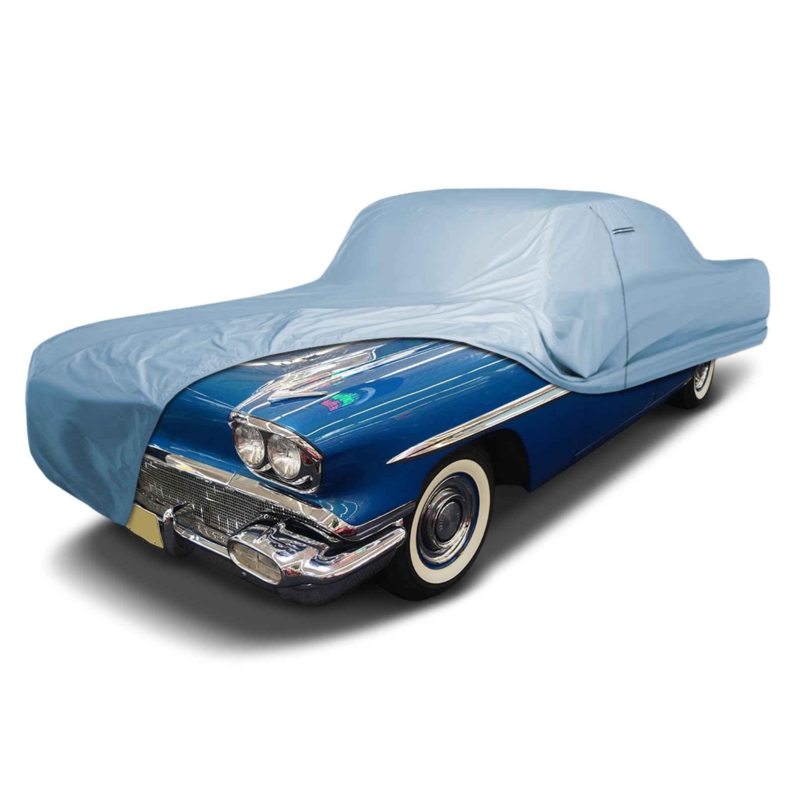 iCarCover Car Cover Waterproof All Weather for 1957-58 Pontiac Super Chief