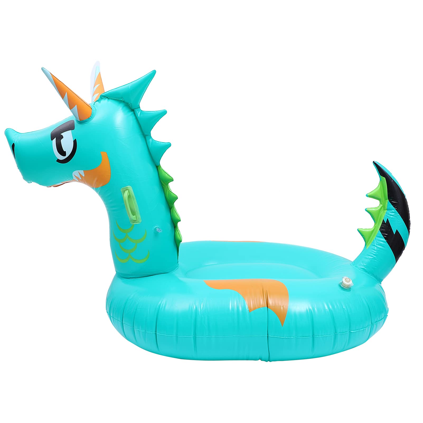 STOBOK Flotante Inflable Flotador De Piscina De Dragón Flotador De Natación Paseo En Flotador De Piscina Conducir- Almohadilla Flotante Adulto PVC De Protección del Medio Ambiente