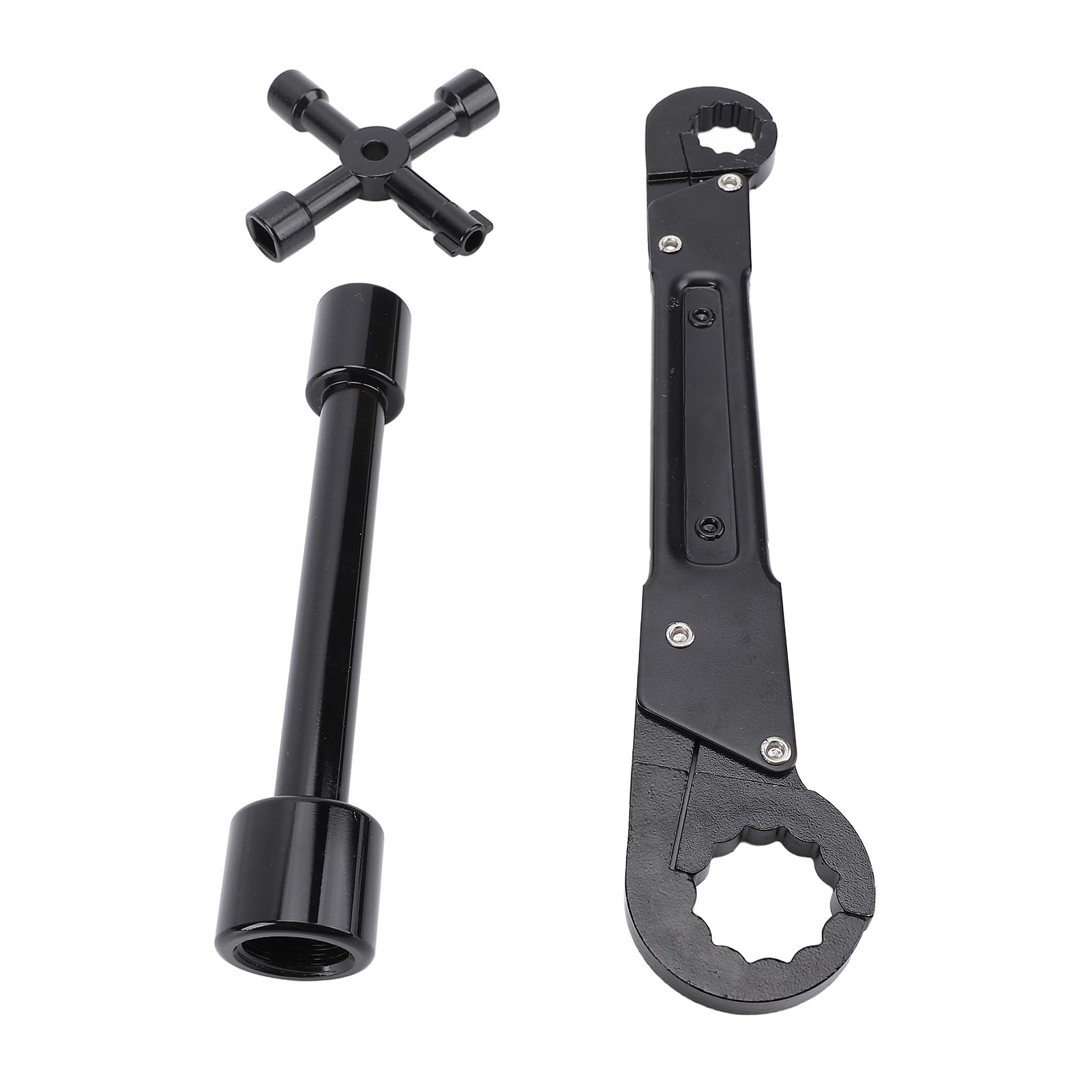 aqxreight Outils de Plomberie Clé d'arrêt d'angle en Acier Kit de clé 'angle sur de Plombier Professionnel Outils pour Projets de Canalisations S'adapte à Divers écrous 'alimentation avec