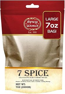 Spicy World Mediterranean 7 Spice Blend 7oz - All Natural No Preservatives, Premium Spices for Authentic Flavor