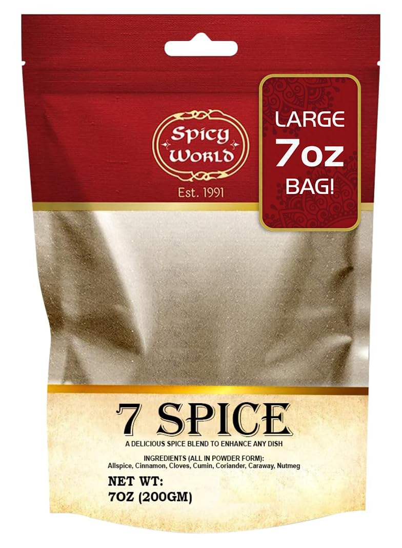 Spicy World Mediterranean 7 Spice Blend 7oz - All Natural No Preservatives, Premium Spices for Authentic Flavor