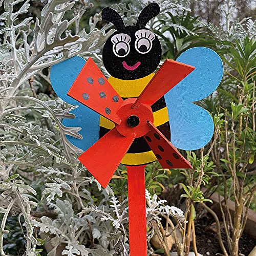 Baker Ross FC709 Mulino a Vento in Legno Insetto