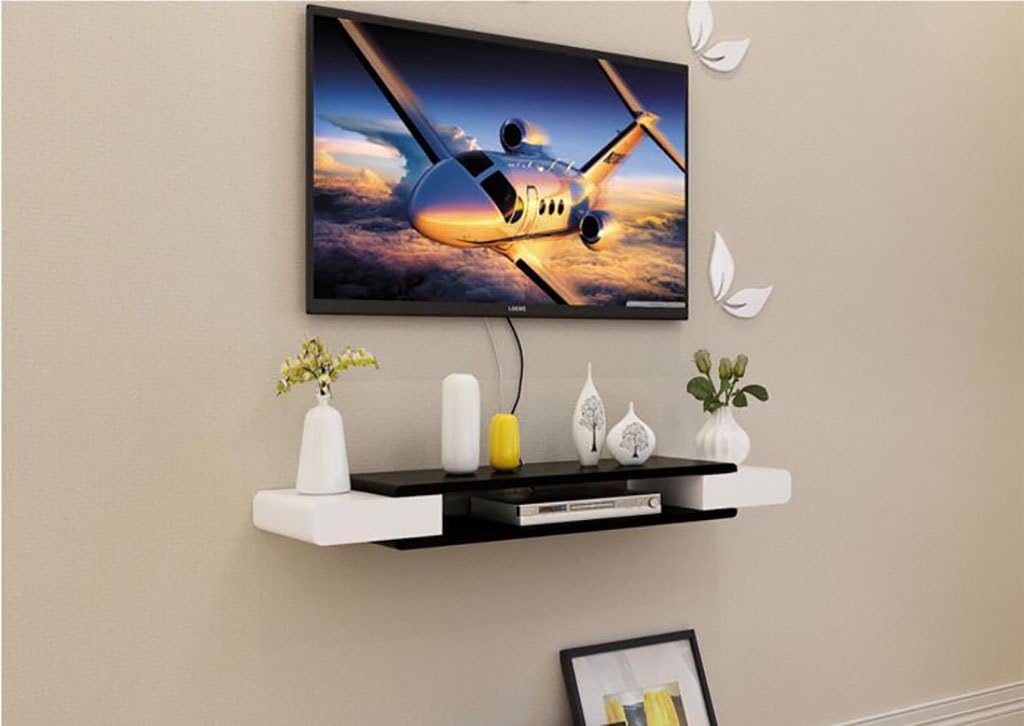Cdbl-Wall shelf TV Cabinet Set - Top Box Shelves Living Room TV Wall Background Wall Hanging Bedroom Partitions Wall Decoration Shelf (Color : 4*)