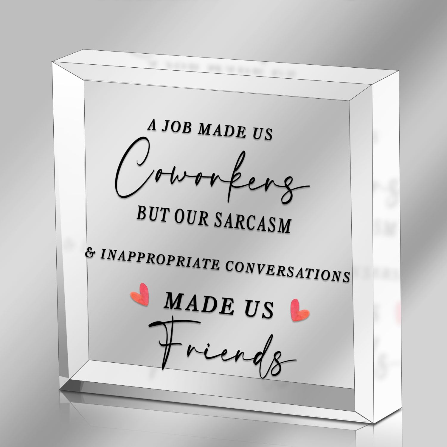 Dad Gifts From Daughter, Father Daughter Quotes Sayings Desk Decor Acrylic Desk Plaque Sign with Wood Stand Home Office Desk Sign Keepsake Father's Day Birthday Present