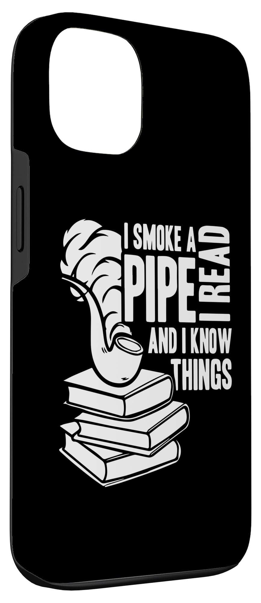 I Smoke A Pipe I Read Books - Piper Accessories - Smoke Pipe Case for iPhone 13 - Image 3