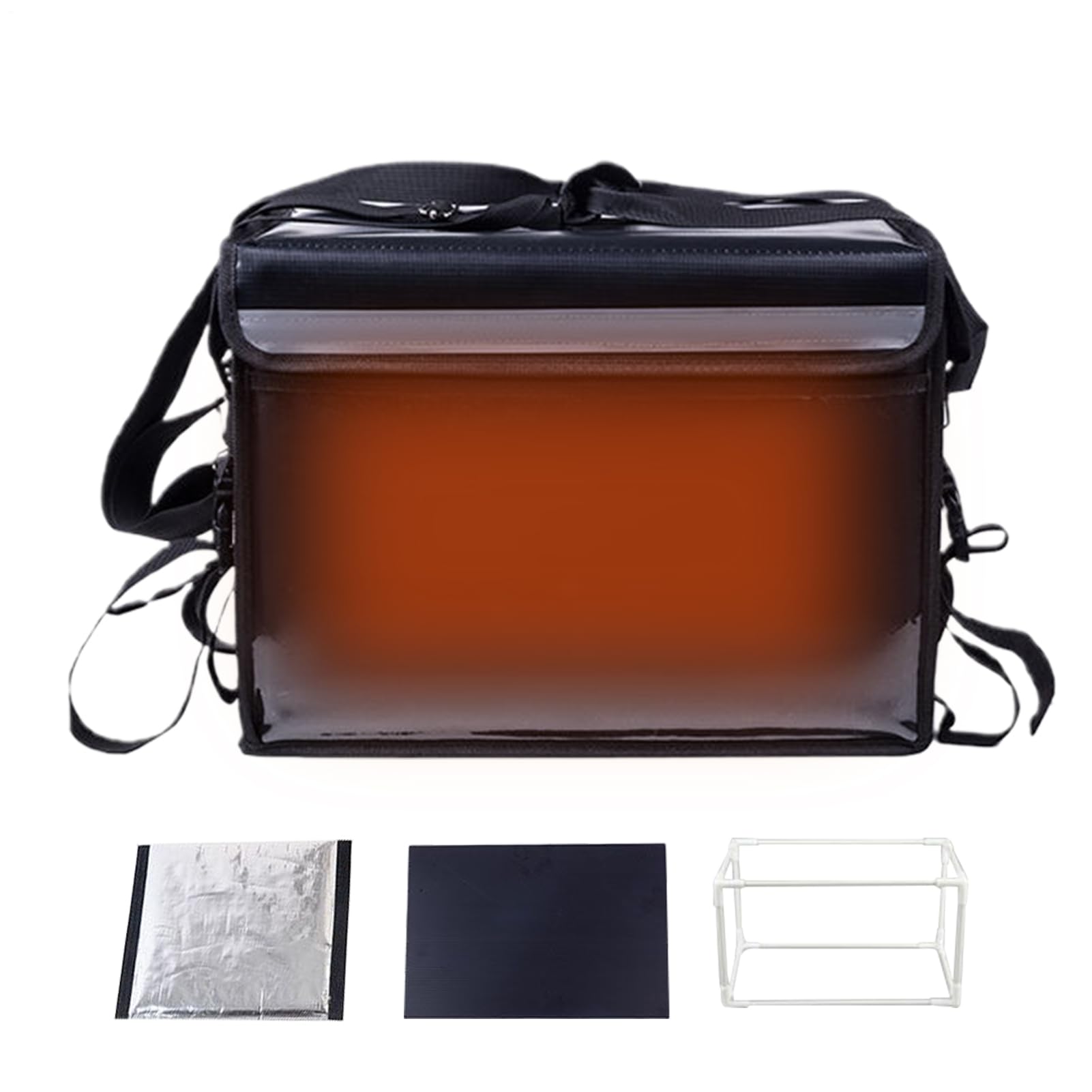 Isolierte Kühltasche Thermobehälter Tasche für Lebensmittel | Wasserdichte & Auslaufsichere Isoliertasche Für Arbeit, , Reisen, Camping, Angeln, Schule