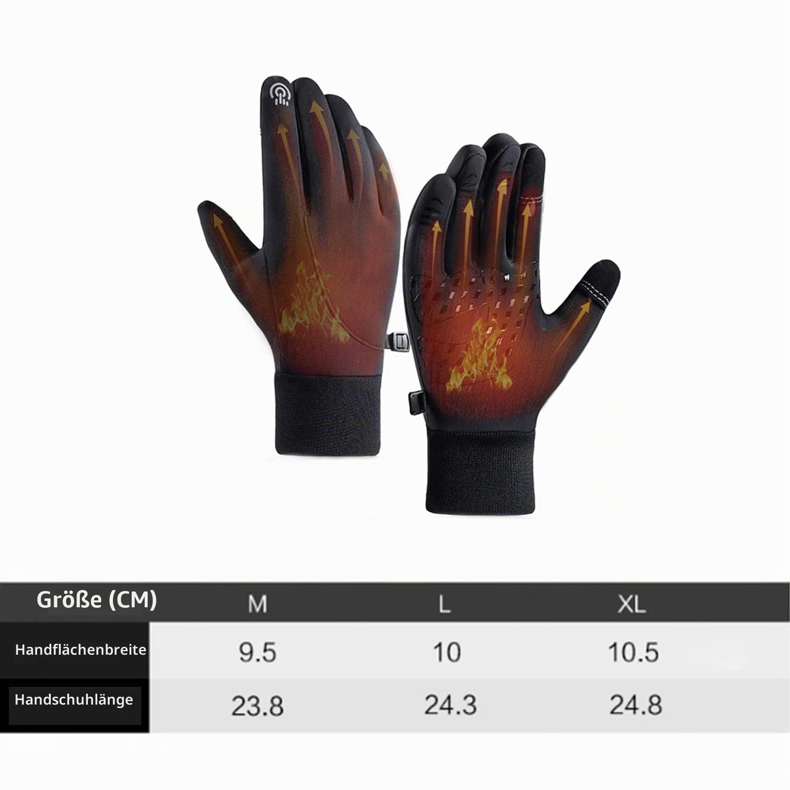 Warme Wasserdichte Handschuhe Mit Touchscreen Funktion Fashion