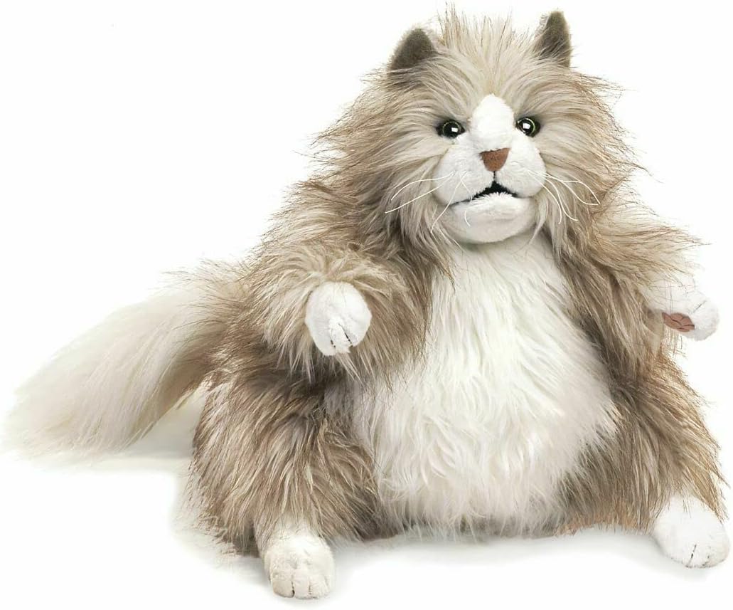 Fluffy Cat Hand Puppet