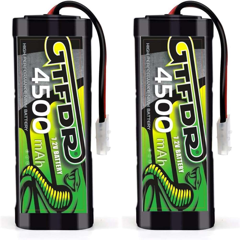 Amazon.co.jp: GTFDR 2组 ラジコン バッテリー 4500mah 大容量