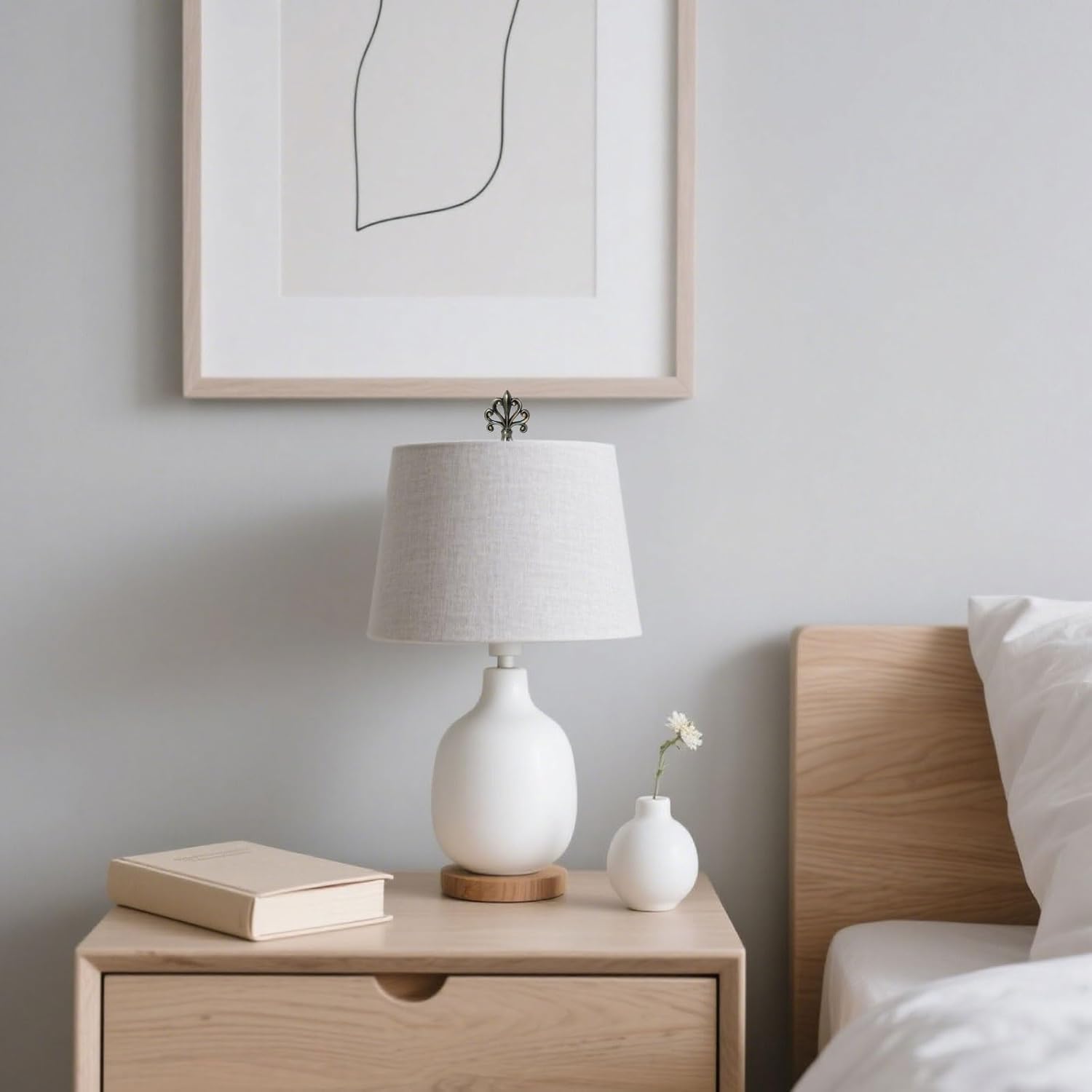 Finials for Lamps Antique Bronze Compatible with Thread 1/8" and 1/4-27 Lamp Finials Decorative Screw Cap for Replacement DIY Table or Floor Light Lampshade Holder Harp Adapter