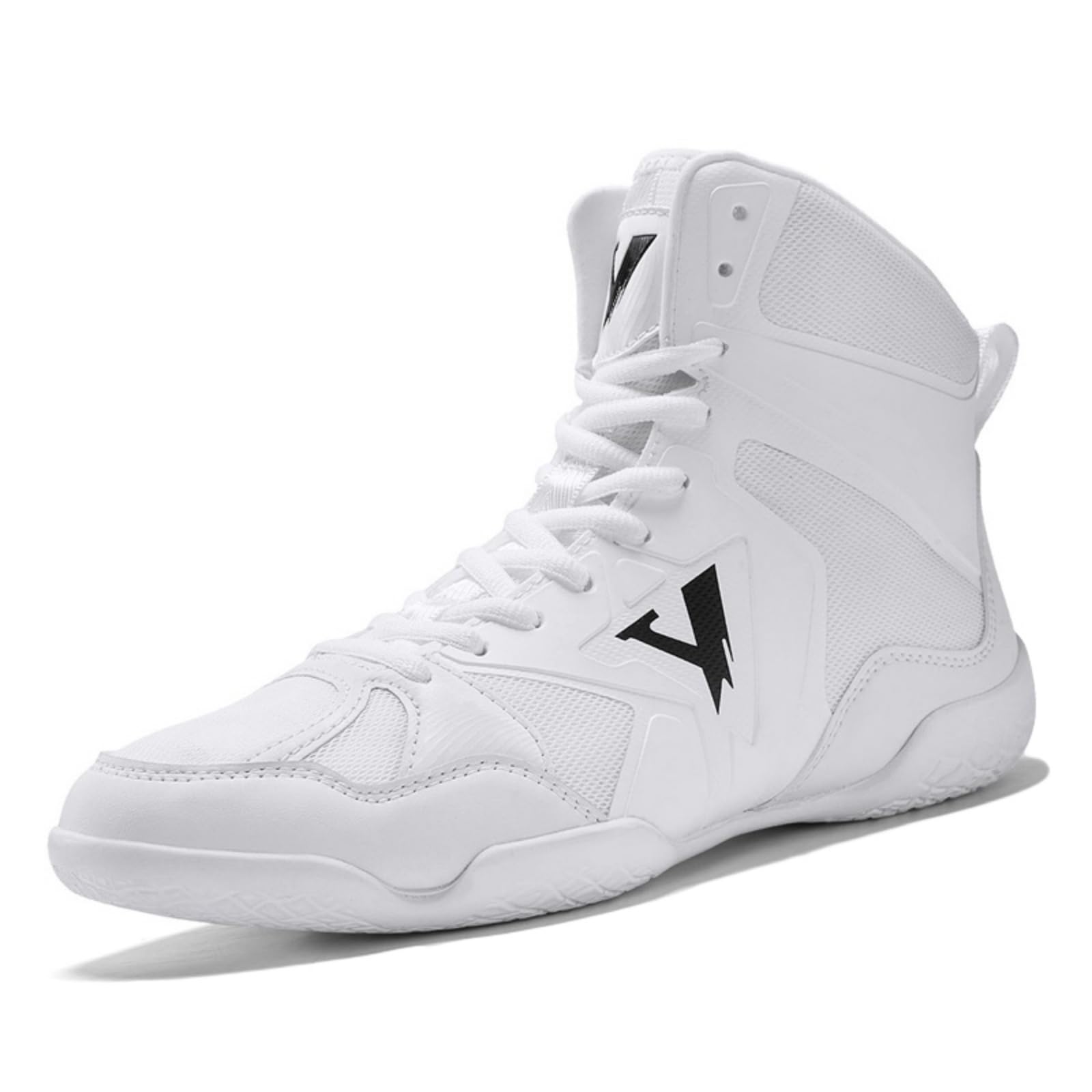 Chaussures Lutte Hommes Baskets Montantes pour Boxe Squats Fitness